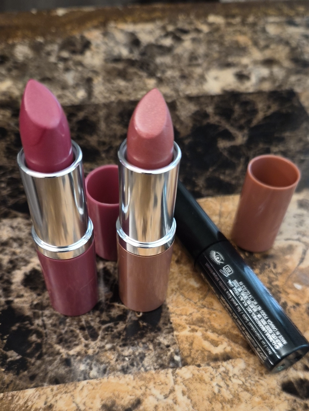 Dual Lipstick Set - Pink & Nude Shades And Mini Mascara All New